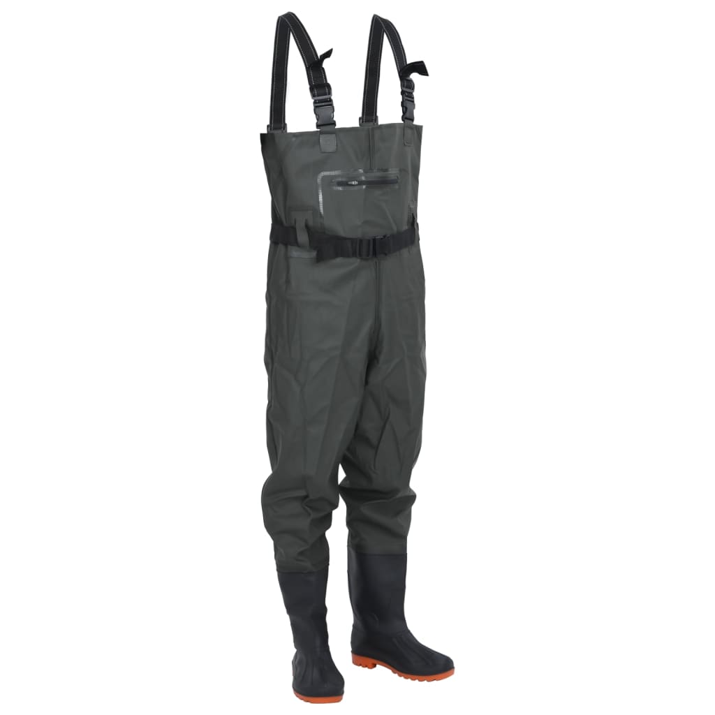 Waders Med Støvler Og Bælte Str. 43