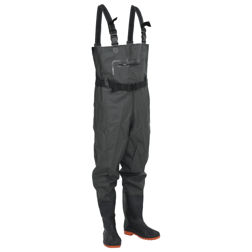 Waders Med Støvler Og Bælte Str. 43